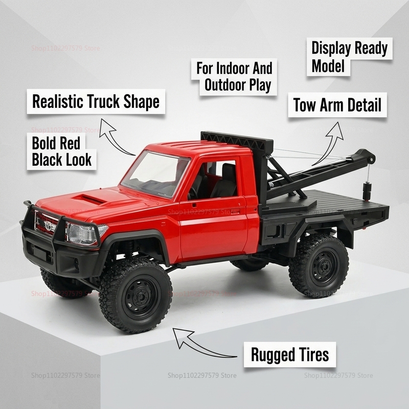 RC Rock Crawler 4x4 MN82T RC O - Dirt Brush Interior 评论和价格