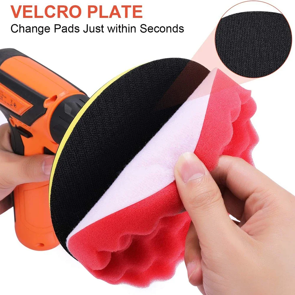 8Pcs Car Polishing Pads Kit 3/ - Polish Pad Set Buffer 评论和价格