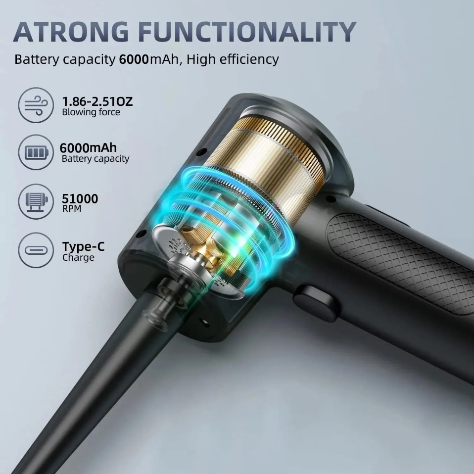 Electric Wireless Air Duster C - Dryer Car Blower 评论和价格