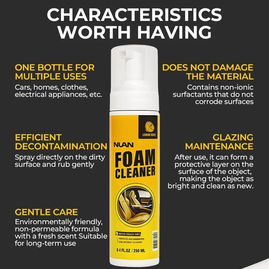 2pcs Multi-Purpose Foam Cleani - Leather Cleaner Interior 评论和价格