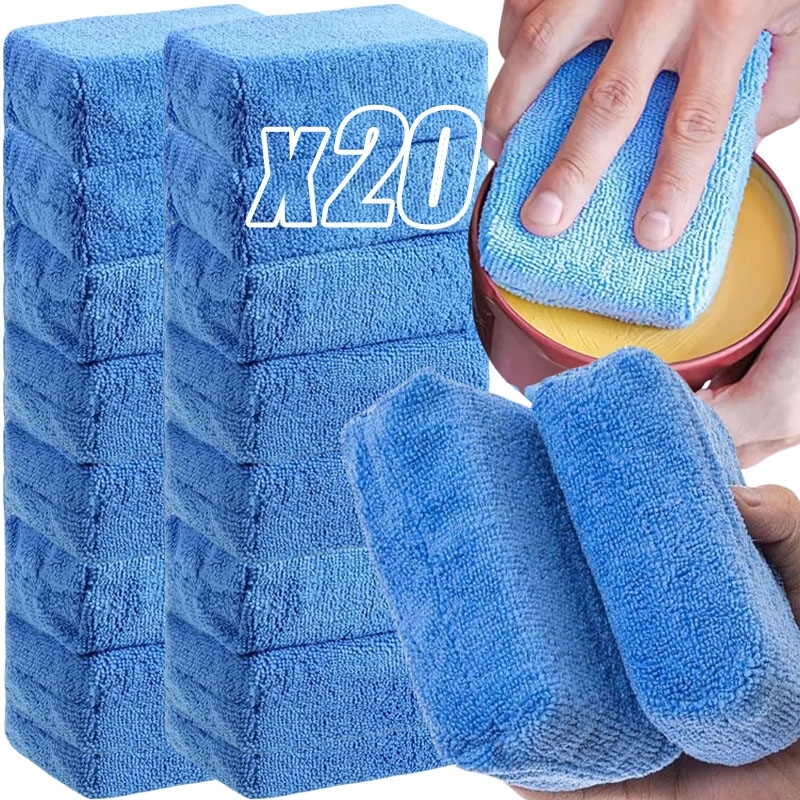1/20pcs Car Wax Applicator Pad - Interior Detailing Kit 评论和价格